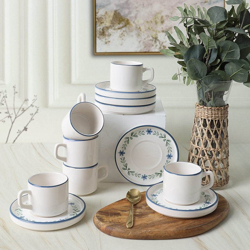 Daphne Stackable Çay Takımı 12 Parça 6 Kişilik 22921-24 Bonvagon