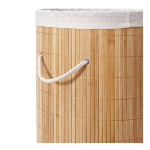 DecoHandy Yuvarlak Bambu Kirli Sepeti Bonvagon