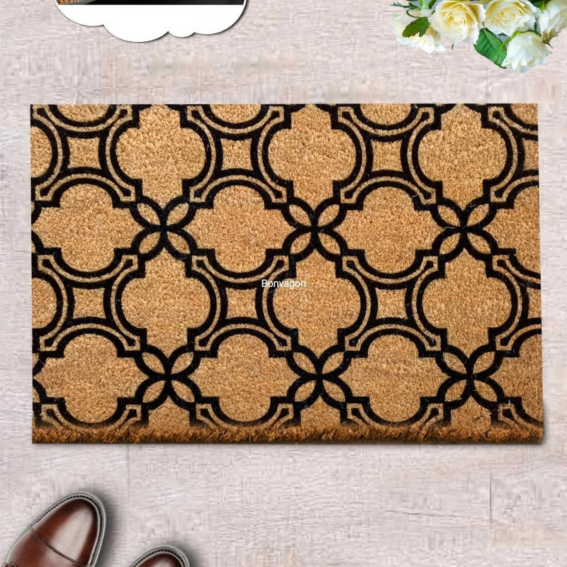 Decorativo Doğal Koko Hindistan Cevizi Kapı Önü Paspas 60x40cm