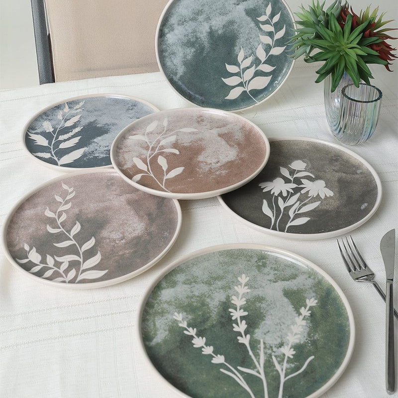 Deep Flowers Nordıc Pasta Tabağı 22 cm 6 Adet Bonvagon