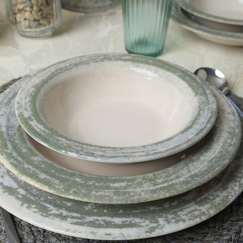 Deep Green Assos Yemek Takımı 24 Parça 6 Kişilik 22644 Bonvagon