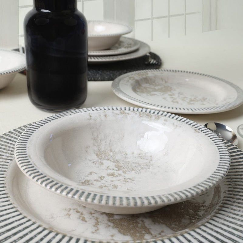 Deep Moon Assos Yemek Takımı 18 Parça 6 Kişilik 22886-87 Bonvagon