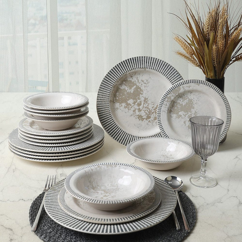 Deep Moon Assos Yemek Takımı 18 Parça 6 Kişilik 22886-87 Bonvagon