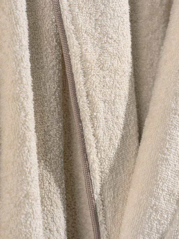 Deluxe Single Bornoz Seti Krem Bonvagon