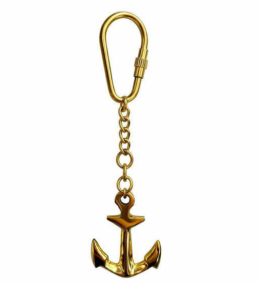 Denizci Temalı Pirinç Çapa Anahtarlık Bonvagon