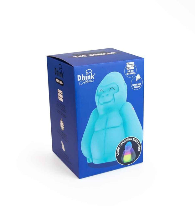 Dhink Silikon Gece Lambası Goril Max Mavi Bonvagon