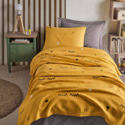 Dide Sarı Pike Seti (Çarşafsız) %100 Doğal Pamuk Bonvagon