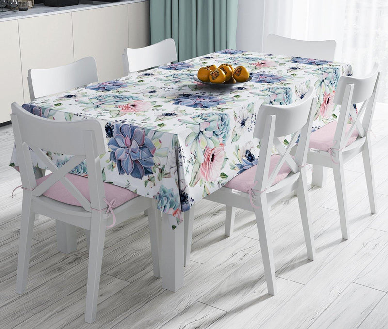 Dijital Baskılı Dekoratif Leke Tutmaz Masa Örtüsü Bonvagon