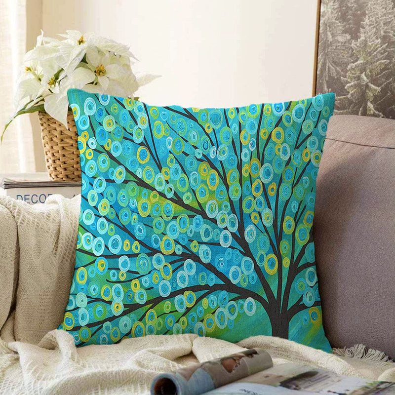 Dijital Baskılı Raşel Kadife Yastık Kırlent Kılıfı Bonvagon