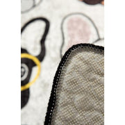 Dogs Yıkanabilir Antibakteriyel Çocuk Halısı, Kaymaz Taban, Yıkanabilir Bonvagon