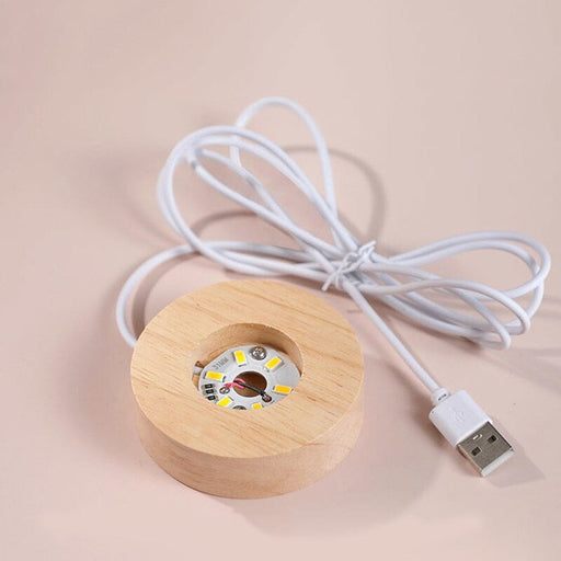 Dolunay Tasarımlı Işıklı Cam Küre Bonvagon