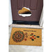 Dreamcatcher Symbol Doğal Koko Hindistan Cevizi Kapı Önü Paspas 60x40cm Bonvagon