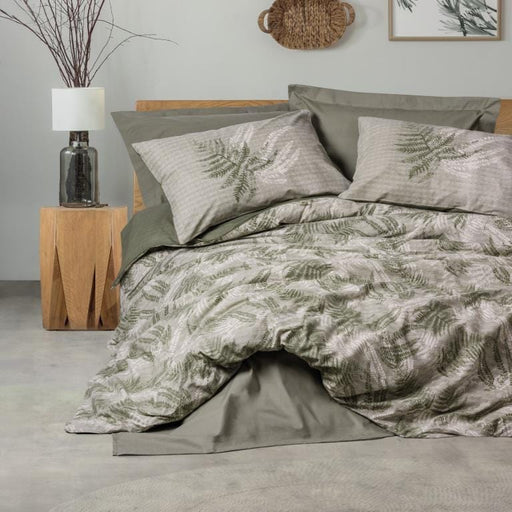 Dual Çift Kişilik Nevresim Takımı Frond Haki Bonvagon