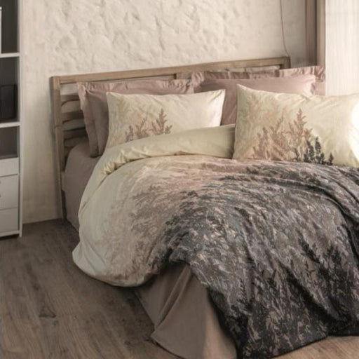 Dual Çift Kişilik Nevresim Takımı Lindon Bej Bonvagon