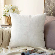 Düz Beyaz Renkli Raşel Kadife Yastık Kırlent Kılıfı Bonvagon