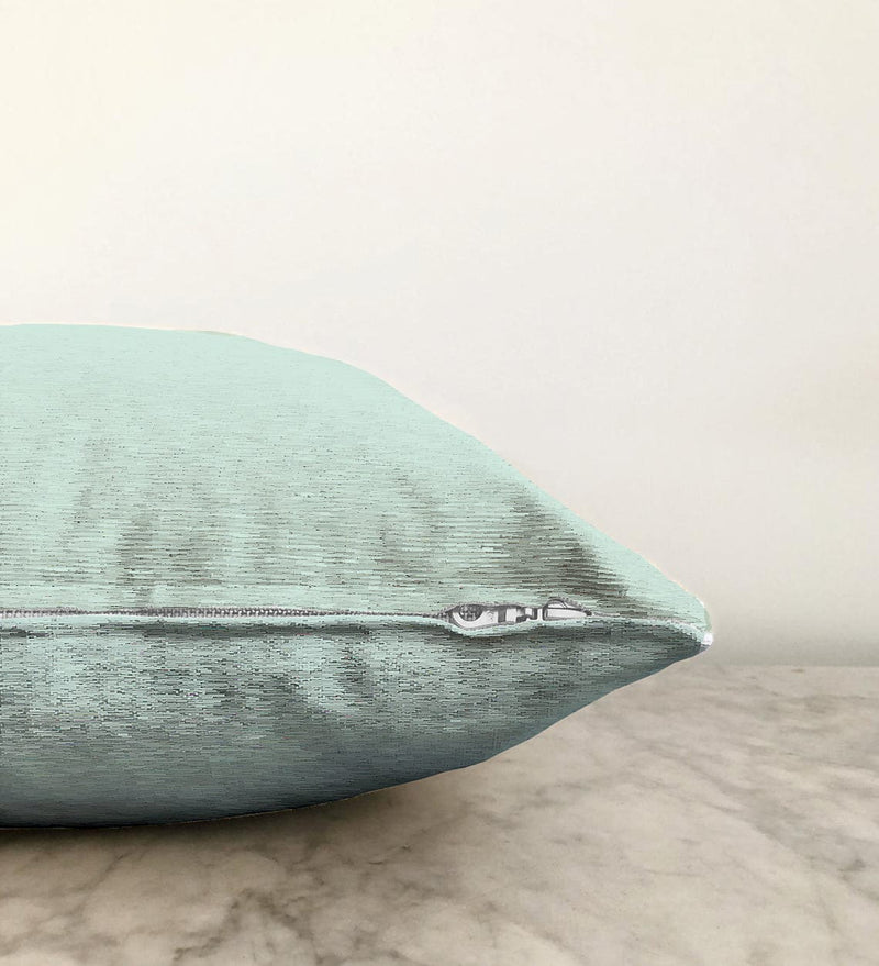 Düz Renk Mint Yeşili Renkli Dijital Baskılı Dekoratif Raşel Kadife Yastık Kırlent Kılıfı Bonvagon