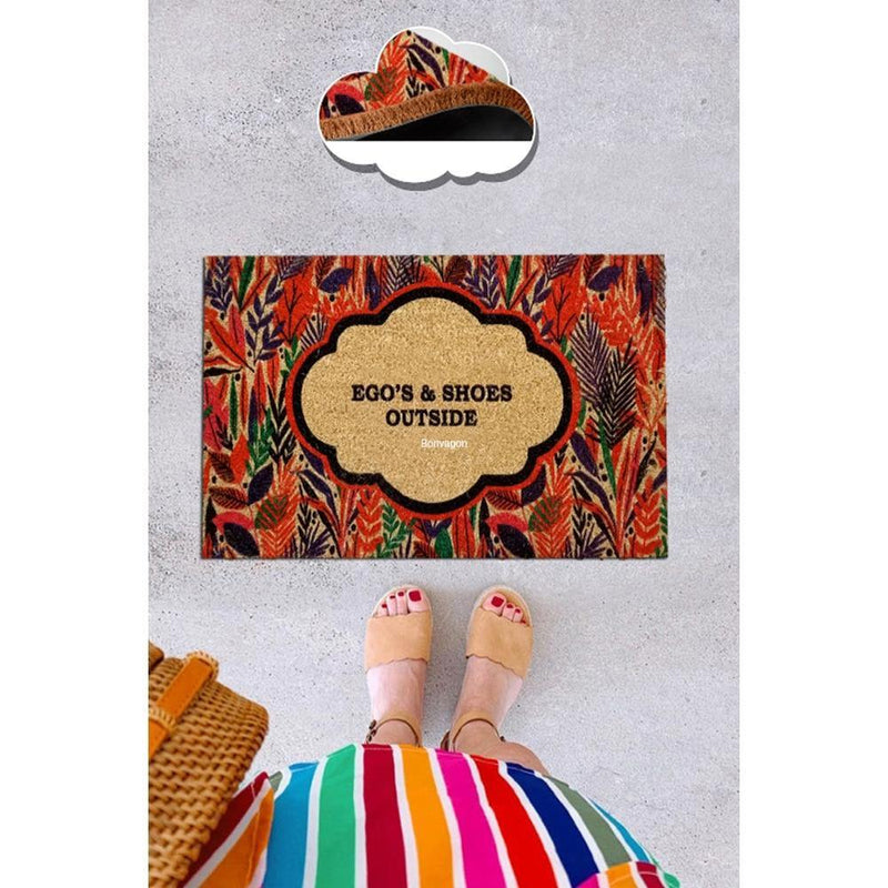 Egos Shoes Doğal Koko Hindistan Cevizi Kapı Önü Paspas 60x40cm