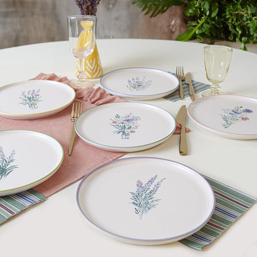 Elegant Blossoms Pasta Tabağı 22cm 6 Adet Bonvagon