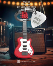 Elektro Gitar Anahtarlık