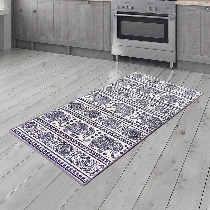 Elephant Dijital Baskılı Halı, Kaymaz Taban, Yıkanabilir Bonvagon