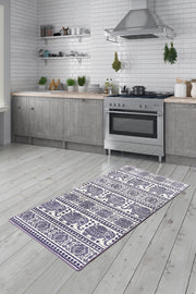 Elephant Dijital Baskılı Halı, Kaymaz Taban, Yıkanabilir Bonvagon