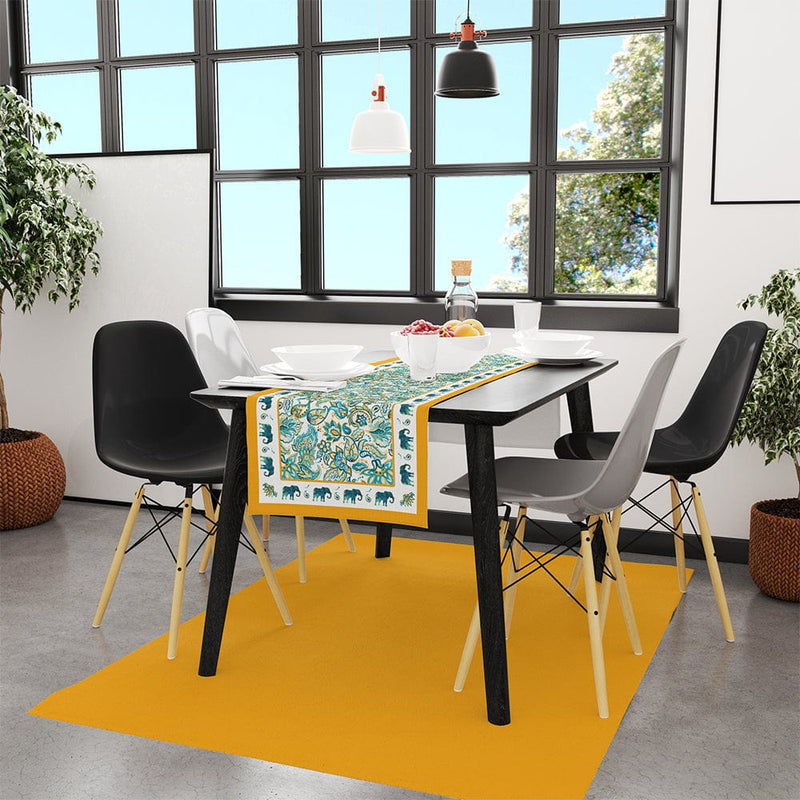Elephants İnce Keten Runner 140x45cm