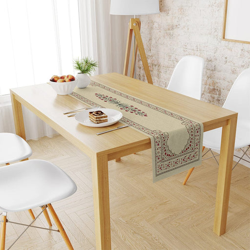 English Love İnce Keten Runner 140x45cm
