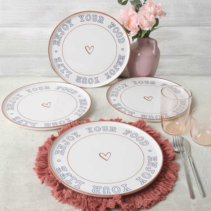 Enjoy Your Food Nordic Servis Tabağı 28 cm 4 Adet 22973 Bonvagon