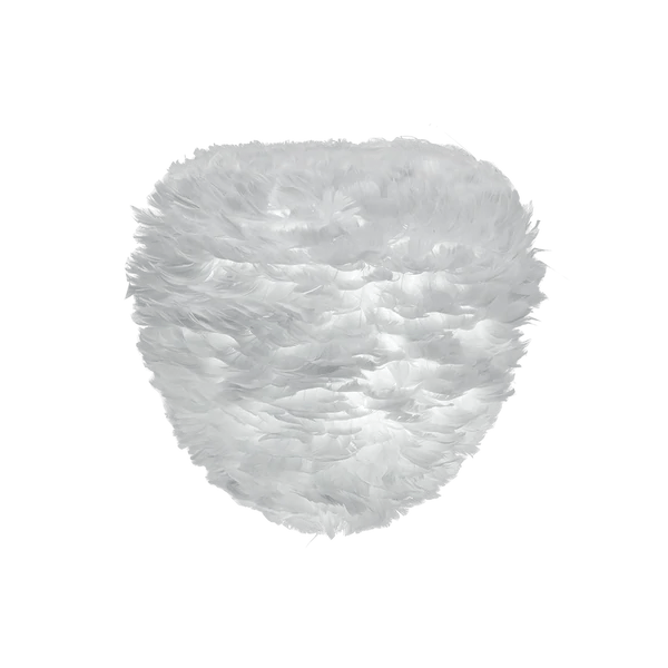 Eos Evia Kaz Tüyü Avize Açık Gri 40cm Lambader Bonvagon