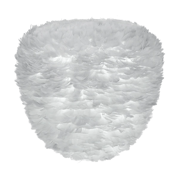 Eos Evia Kaz Tüyü Avize Açık Gri 55cm Lambader Bonvagon