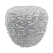 Eos Evia Kaz Tüyü Avize Açık Gri 55cm Lambader Bonvagon