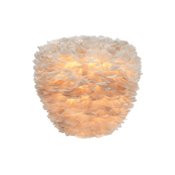 Eos Evia Kaz Tüyü Avize Açık Kahverengi 40cm Lambader Bonvagon