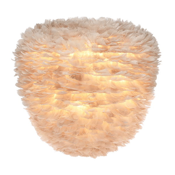 Eos Evia Kaz Tüyü Avize Açık Kahverengi 55cm Lambader Bonvagon