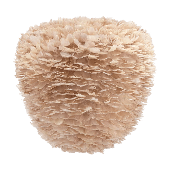 Eos Evia Kaz Tüyü Avize Açık Kahverengi 55cm Lambader Bonvagon