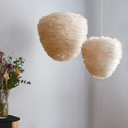 Eos Evia Kaz Tüyü Avize Açık Kahverengi 55cm Lambader Bonvagon