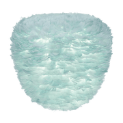 Eos Evia Kaz Tüyü Avize Mavi 55cm Lambader Bonvagon