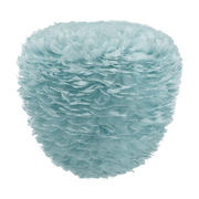 Eos Evia Kaz Tüyü Avize Mavi 55cm Lambader Bonvagon