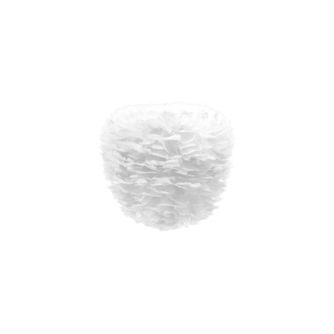 Eos Evia Kaz Tüyü Avize Mini Beyaz 30cm Lambader Masa Lamba Başlığı Bonvagon