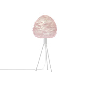 Eos Evia Kaz Tüyü Avize Mini Pembe 30cm Lambader Masa Lamba Başlığı Bonvagon