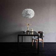 EOS Kaz Tüyü Avize Açık Gri 45cm Lambader Bonvagon