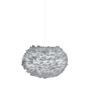 EOS Kaz Tüyü Avize Açık Gri 45cm Lambader Bonvagon