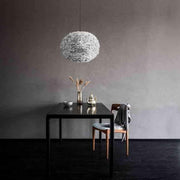 EOS Kaz Tüyü Avize Açık Gri 65cm Lambader Bonvagon