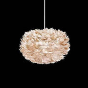 EOS Kaz Tüyü Avize Açık Kahverengi 45cm Lambader Bonvagon