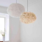 EOS Kaz Tüyü Avize Açık Kahverengi 65cm Lambader Bonvagon