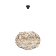 EOS Kaz Tüyü Avize Açık Kahverengi 65cm Lambader Bonvagon