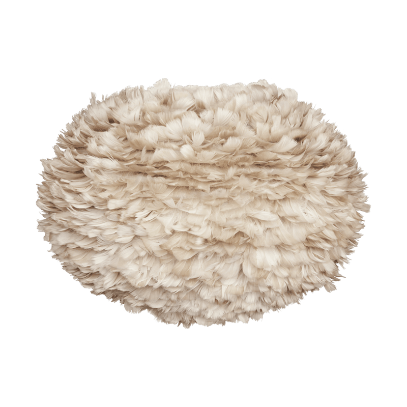 EOS Kaz Tüyü Avize Açık Kahverengi 65cm Lambader Bonvagon