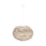 EOS Kaz Tüyü Avize Açık Kahverengi 65cm Lambader Bonvagon