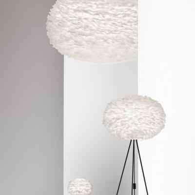 EOS Kaz Tüyü Avize Beyaz 45cm Lambader Bonvagon