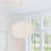 EOS Kaz Tüyü Avize Beyaz 65cm Lambader Bonvagon