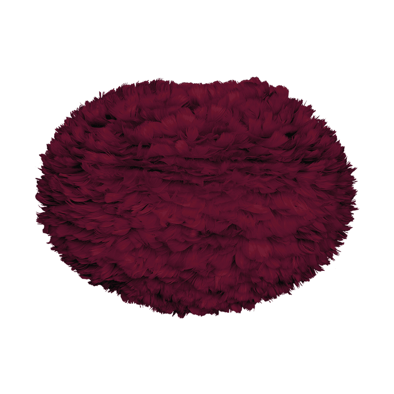 EOS Kaz Tüyü Avize Kırmızı 65cm Lambader Bonvagon